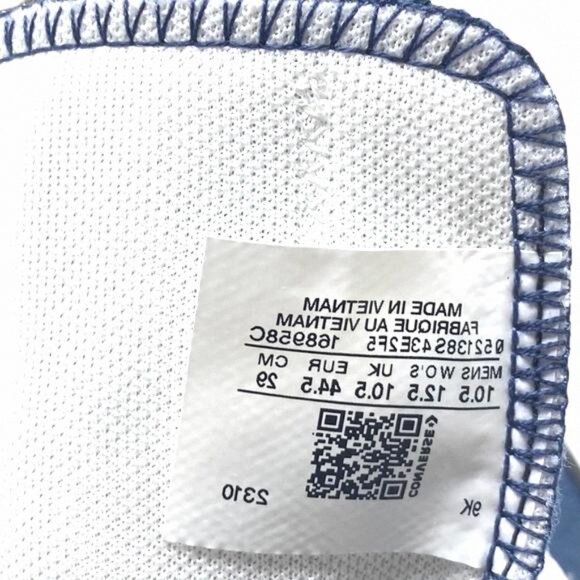 Converse Ctas Low Shoes Skate Casual Men's Size 168958C-WBP Custom Canvas Navy - Picture 12 of 13